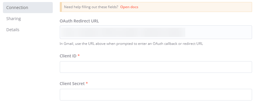 OAuth Callback URL